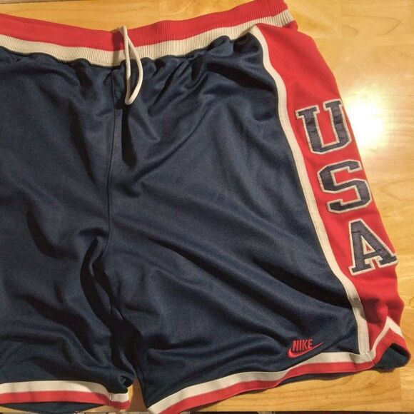 Vintage Nike Team USA Dream Team Athletic Basketball Shorts - Picture 1 of 6
